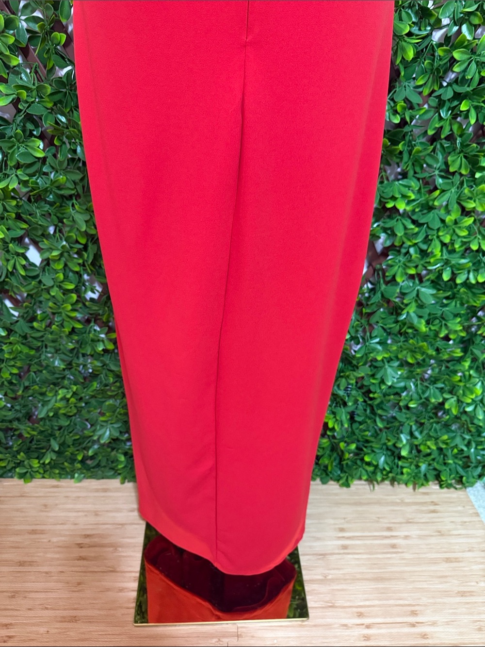 Extravagant Persona RedStrapless Cutout Column Maxi Dress - Picture 13 of 15